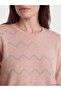 Lcw Grace Pink Crew Neck Zigzag Patterned Women's Knitwear Sweater - 3