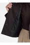 Alita City Farkıyla Xside Brown Denim Straight Loose & Baggy Women's Jean Shirt - 5