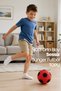 No:3 Football Ball Silent Sponge Noiseless Soft Suitable for Playing at Home Football Ball Red Sft7