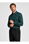 Green Brown Buttoned Slimfit Men's Shirt - 4