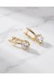 Brilessa Round Cut Solitaire Model Steel Xuping Earrings