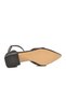 Black Thick Heeled Ankle Strap Buckle Pointed Toe Women's Evening Dress Shoes Pc-55613 - 5