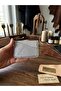 100% Genuine Leather Handmade Soft Gray Card Holder