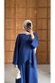 Women's Hijab Two-Piece Set Casual Tunic Loose Pants Comfortable Fit - 3