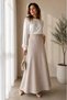 Women's High Waist A-Line Long Pencil Skirt Stylish and Classic