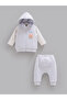 3-18 Months Fri̇ends Vested Triple Set - Blue - 2