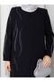 Women's Stylish Elegant Abaya Dress with Sleeves and Front Details - 3
