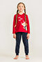 Mother & Daughter Pajama Set, (Sold Separately), 100% Cotton, with Pockets, Ho Ho Ho Print, Elasticized Cuffs, New Year's Concept - 2