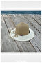 Double Color Luxury Straw Girl's Hat (Age 3-8)
