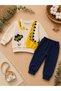 Baby Girl Printed Sweatshirt and Sweatpants 2-Piece Set 0-24 Months - 2
