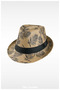 100% Paper Mj Small Edge Palm Hat for Women and Men (Size 58 cm)