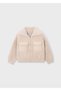 Cream Girls' Furry Cardigan 4330 - 3