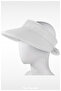 Tennis Cap with Bow on the Back, Adjustable, Micro, Zippered for Women (Size 57-58 cm) - 2