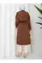 Women's Belted and Button-Detail Trench Coat - 7