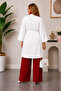 Plus Size Ayrobin Belted Short Kimono - 2