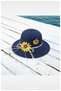 Luxury Straw Girl's Hat with Flower Detail (Age 3-8)