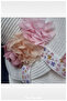 White, Luxury Mercerized Children's Hat (With Roses) - 3