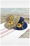 Luxury Straw Girl's Hat with Flower Detail (Age 3-8) - 2