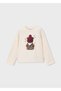 Beige Girls' Long Sleeve T-Shirt 4027