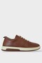 Men's Comfort Lightweight Genuine Leather Shoes Brown