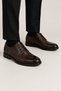 Men's Thermo Sole Genuine Leather Shoes Brown - 2