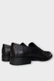 Men's Thermo Sole Genuine Leather Shoes Black - 4