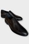 Men's Thermo Sole Genuine Leather Shoes Black - 2