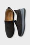 Men's Orthopedic Summer Genuine Leather Shoes Black - 6