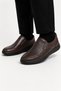 Men's Orthopedic Heel Supported Comfort Poly Sole Genuine Leather Shoes Brown