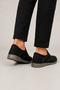 Men's Orthopedic Nubuck Genuine Leather Shoes Black - 3