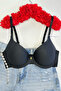 Basic Underwire Non-Support Laser Bra Black - 2