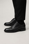 Men's Thermo Sole Genuine Leather Shoes Black