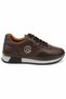 Men's Thermo Sole Genuine Leather Shoes Brown - 5