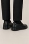 Men's Orthopedic Genuine Leather Shoes Black - 4