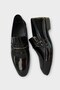 Men's Neolit ​​Sole Buckle Classic Genuine Leather Shoes Black - 6