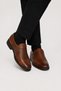 Men's Eva Sole Inside and Outside Genuine Leather Shoes Taba - 4