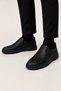 Men's Comfort Thermo Insole Genuine Leather Shoes Black - 2