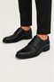Men's Thermo Sole Genuine Leather Shoes Black - 2