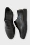 Men's Classic Genuine Leather Shoes Black - 6