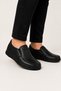 Men's Orthopedic Genuine Leather Shoes Black - 2