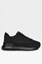 Men's Smart Lace-Up Parachute Material Sports Shoes Black