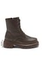 Women's Non-Slip Ready-Sole Zipper Detailed Brown Colored Boots - 2
