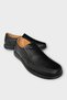 Men's Orthopedic Genuine Leather Shoes Black - 2