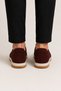 Men's Nubuck Genuine Leather Shoes Brown - 5