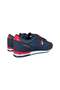 Men's Leather Sports Shoes Dark Blue - 5
