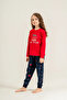 Mother & Daughter Pajama Set, (Sold Separately), 100% Cotton, with Pockets, Winter Everywhere Print, Elasticized Cuffs - 2