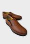 Men's Orthopedic Summer Handmade Genuine Leather Shoes with Saddles Taba - 2