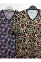 2-Pack, Full Summer Wear, Short Sleeve, Lycra Viscose, Anti-Sweat, No-Show Blouse - 5