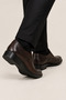 Men's Thermo Sole Genuine Leather Shoes Brown - 4