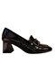 N2549 Genuine Leather Heeled Loafer Shoes - 3